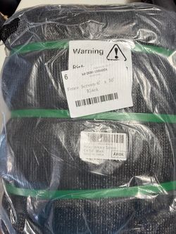 6 ft. x 50 ft. Black Privacy Fence