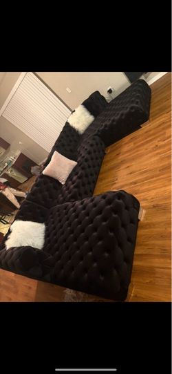 Black couch