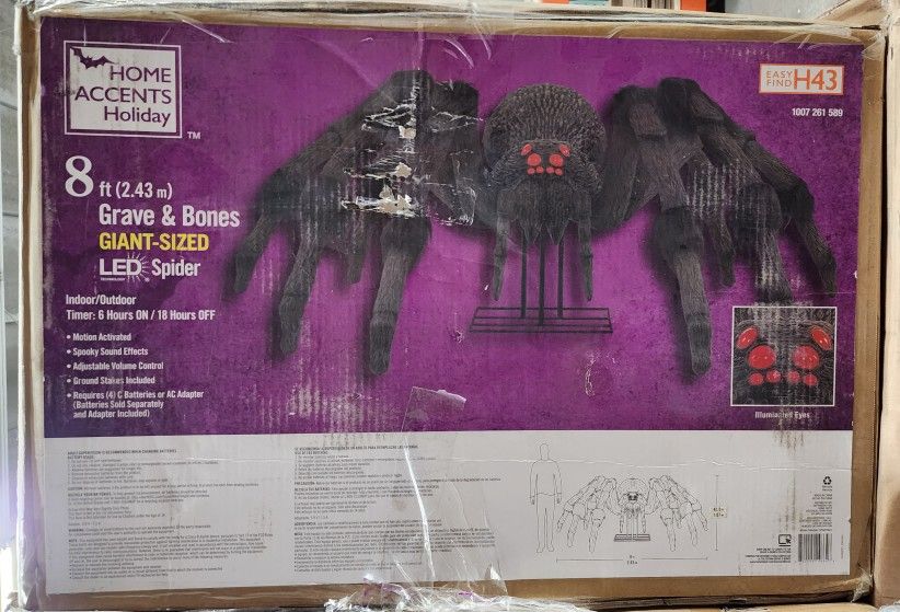 Halloween 8ft Giant Spider