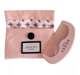 Gucci Beauty Blush Pink Comb with Pouch / Bag 