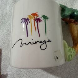 Mirage Las Vegas Coffee Mug – Palm Tree Handle Souvenir