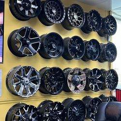 COMPACT CAR WHEELS AND TIRES $10 DOWN 