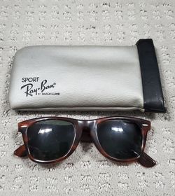 Authentic Vintage USA Ray Ban Bausch & Lomb Wayfarer B&L 5022 Sunglasses Rare