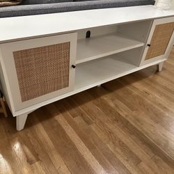 Mid Century Modern Console With Storage 