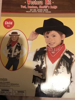 Western kid costume
