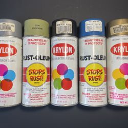 Vintage Krylon & Rustoleum Spray Paint Set