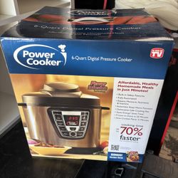 Power Cooker 6-Quart Digital Pressure Cooker – NEW (In Box)