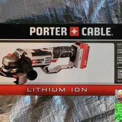 New Porter Cable 20v Cordless Angle Grinder Kit $100 Firm Pickup Only 