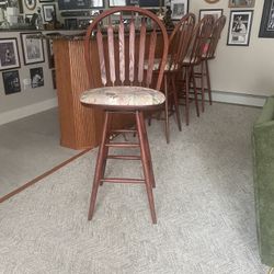 Bar height barstools set of four $300