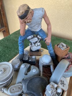 Harley RARE Mark Patrick BASKET CASE Sculpture 