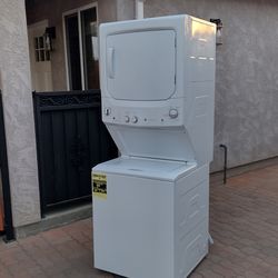Stackable washer gas dryer