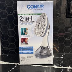 Conair 2 in 1 steamer and iron with gentle temp