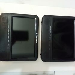 Sylvania 7" Dual Portable Car DVD Player