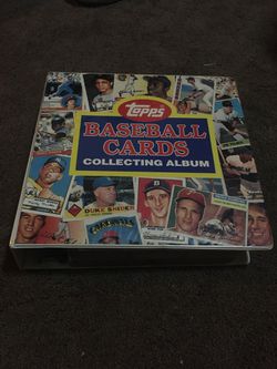 Topps Baseball Cards Collecting Album