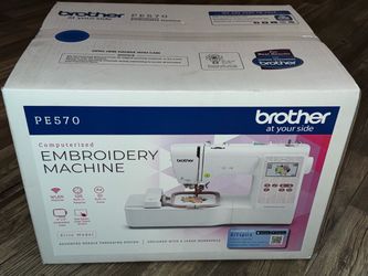 Brother PE570 Embroidery Machine with 135 Built-in Designs, Wireless Connectivity, and Artspira App