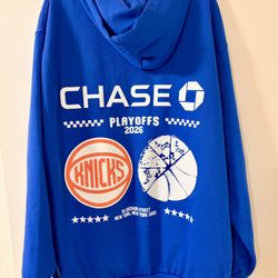 NY Knicks Playoffs Chase Scarr’s Pizza Hoodie - Large