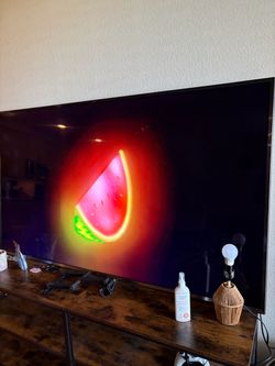 80 inch Large Flat Screen TV with TV Stand and Mount
