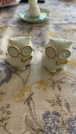 Owl Salt Pepper Shakers 