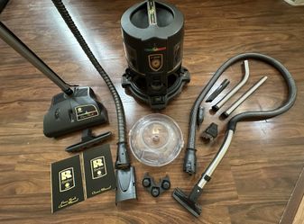 FOR PARTS / REPAIR - Rainbow E2 Gold 2-Speed Vacuum Cleaner & Attachments -