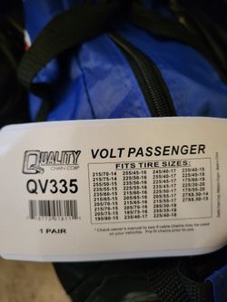 Quality Volt Tire Chains QV335