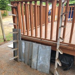 Steel Shelves "bookcase" $80