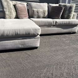 Sectional Sofa Living Spaces Free Delivery Available 