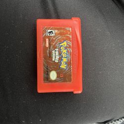 Authentic Pokemon fire red