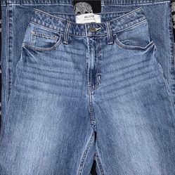 Hollister blue straight leg jeans (Size: 0R/w25)