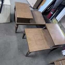 matching wood end tables