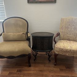 Two Chairs and Table