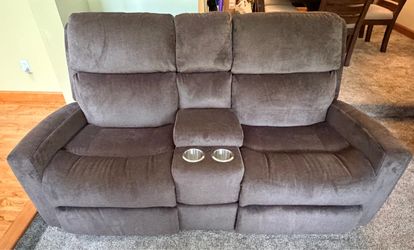 New FLEXSTEEL Recliner Reclining Loveseat
