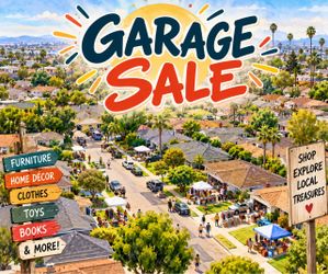 Neighborhood garage sale Sat/Sun
