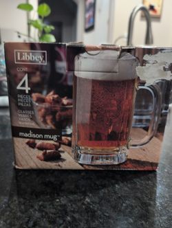 Brand New Beer Mugs 4 Pieces