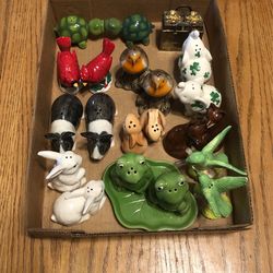 11 Salt & Pepper Shakers 