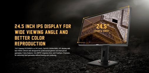 ASUS TUF Gaming VG259QR 24.5” Gaming Monitor