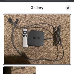 Apple Tv With Remote And Plug