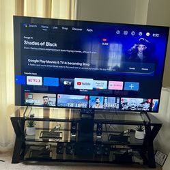 Sony 75” TV With Table