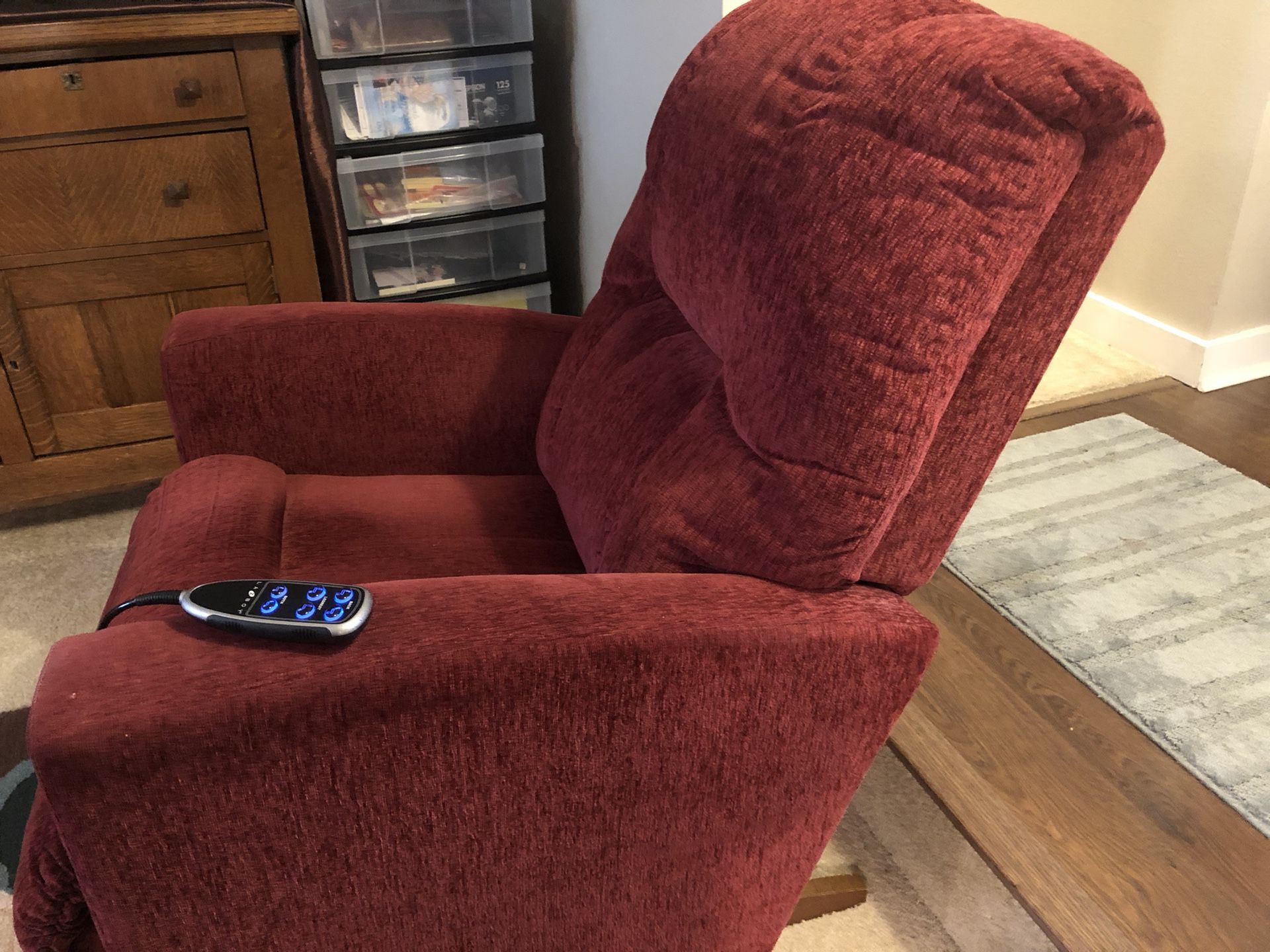 Red ReclinerLazyboy Fabric for Sale in Troutdale, OR OfferUp