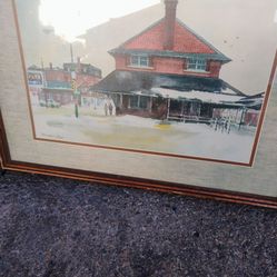 2 lithograph paintings