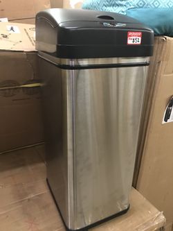 13 gal Touch-less Trash Can