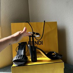Fendi Black Heels From Vegas 