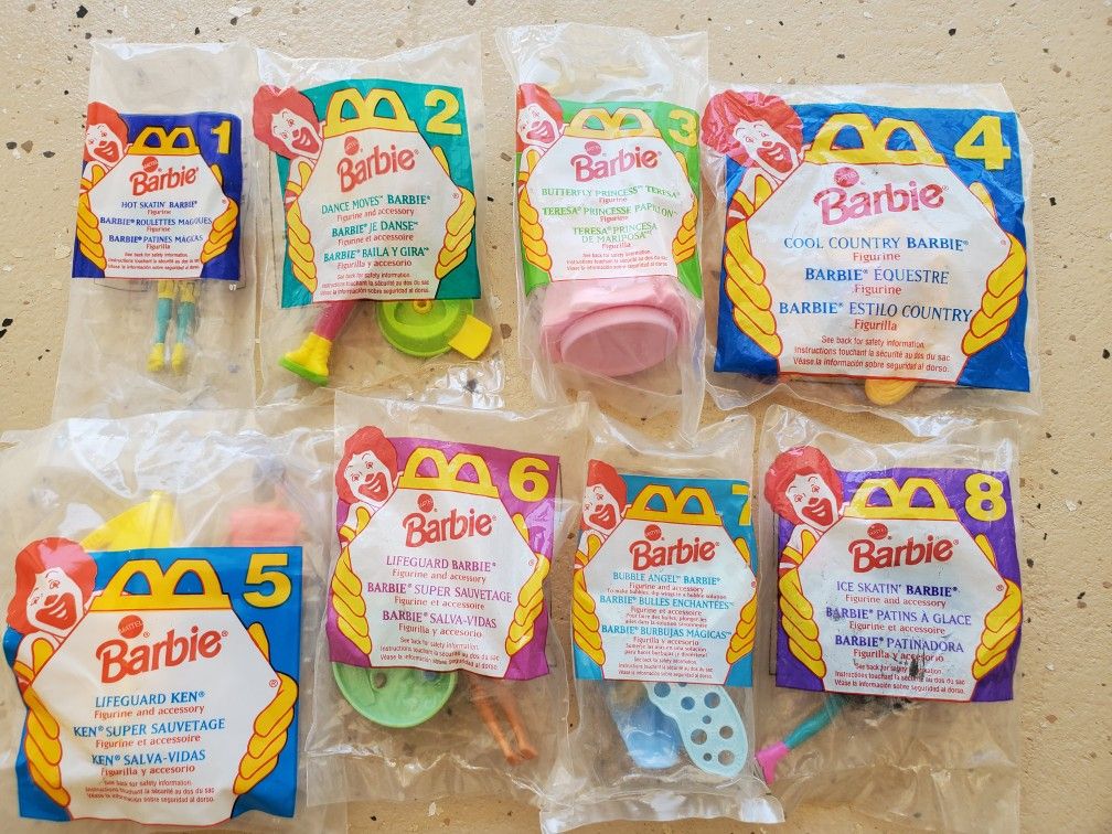 McDonald's barbie set 1994