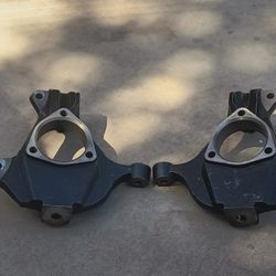 2 Drop Spindle Set For 2007 - 2017 Chevy Silverado And Sierra  2WD And 4WD 