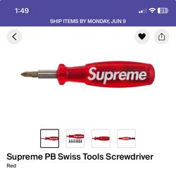 Supreme PB Swiss Tools Screwdriver 