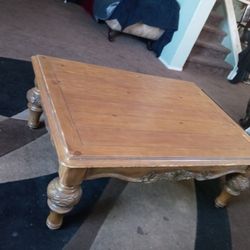Solid Wood Coffee Table 50 Wide40 deep 24 Jheight