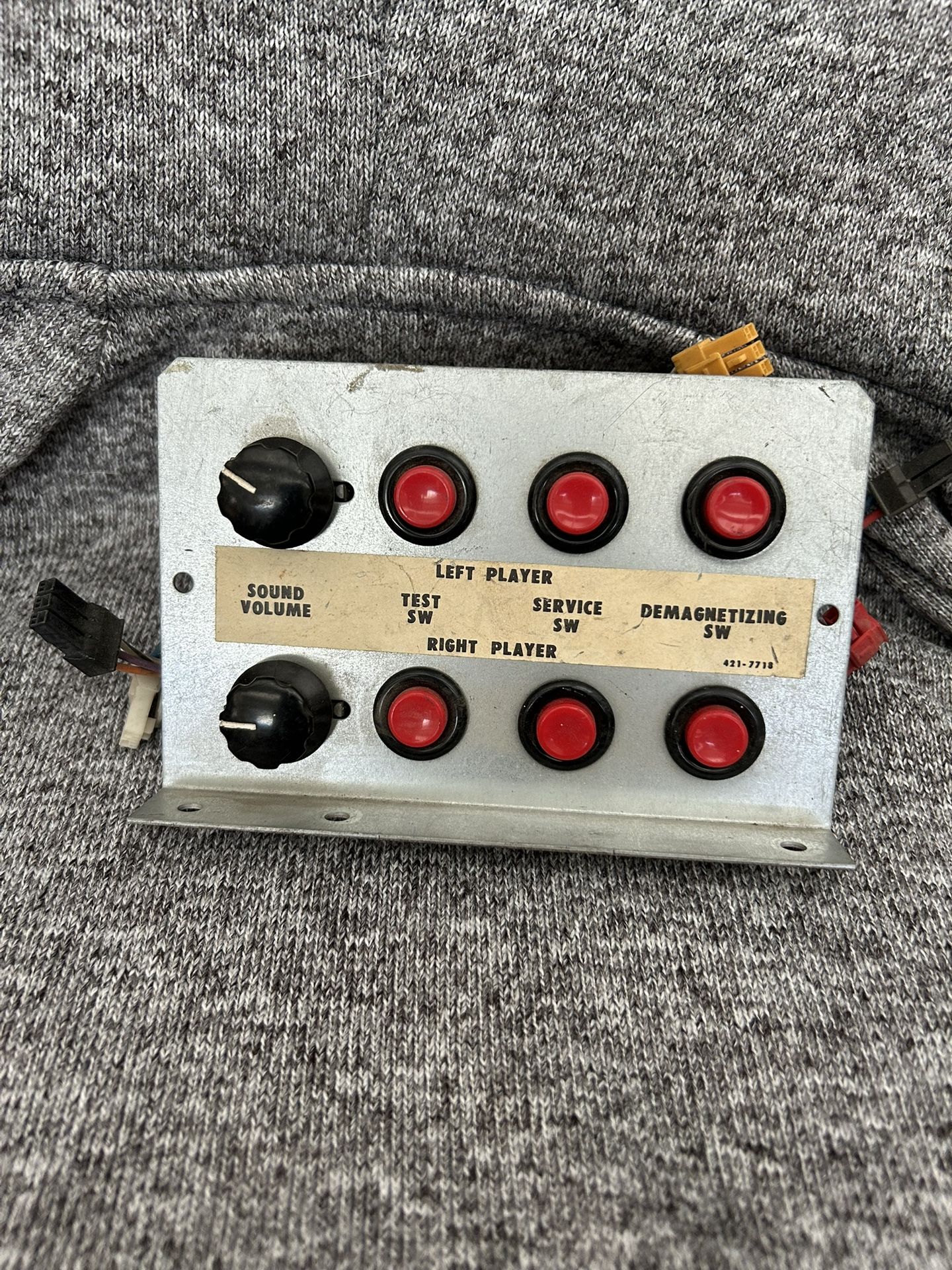 Arcade Service Control Panel 