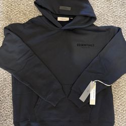 Black Essentials Hoodie 