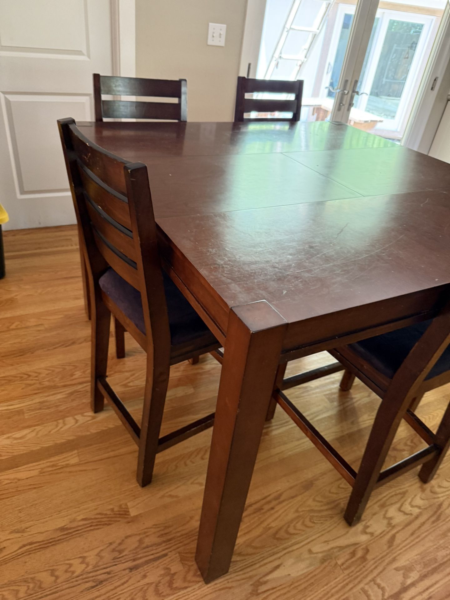 Bistro Table With Five Chairs