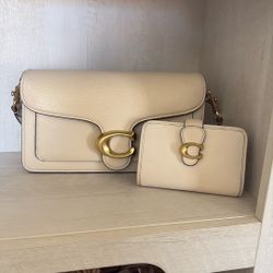Tabby coach Bag And Wallet 