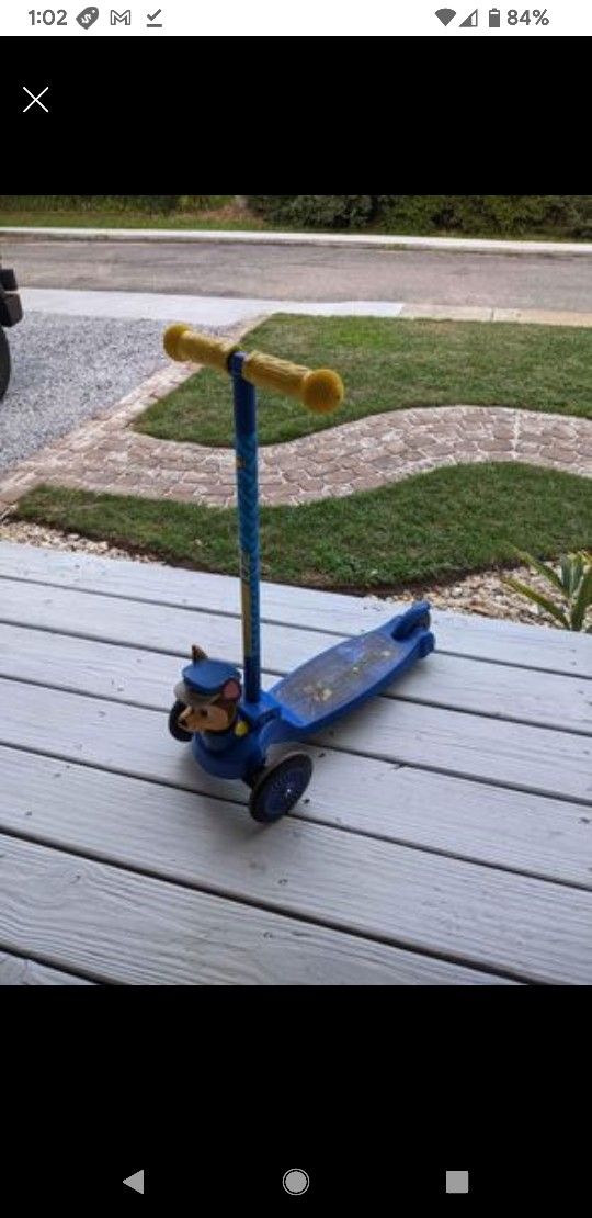 Paw Patrol Scooter